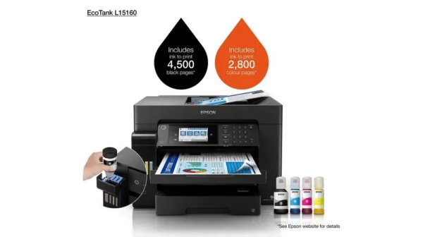 Epson L15160 EcoTank A3+ Multifunction Wi-Fi Printer - C11CH71403SA - Image 3
