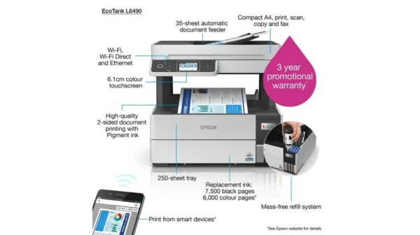 Epson EcoTank L6490 - C11CJ88404SA - Image 2