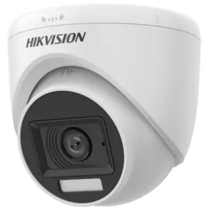 Hikvision Turbo HD 2MP hybrid light plastic turret 2.8mm lens 20m IR/20m white light  microphone  12VDC  300615438